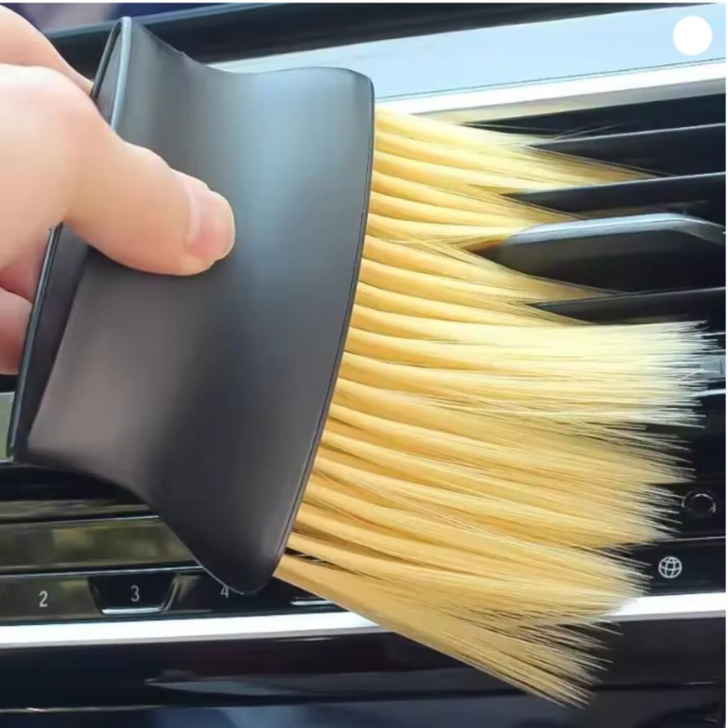 car-interior-sweeping-dust-soft-brush-cleaning