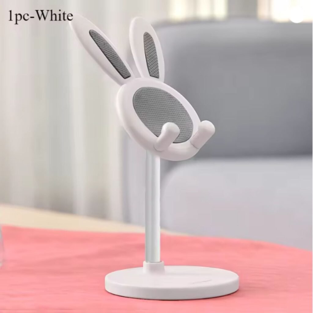 cute-rabbit-mobile-phone-stand-white