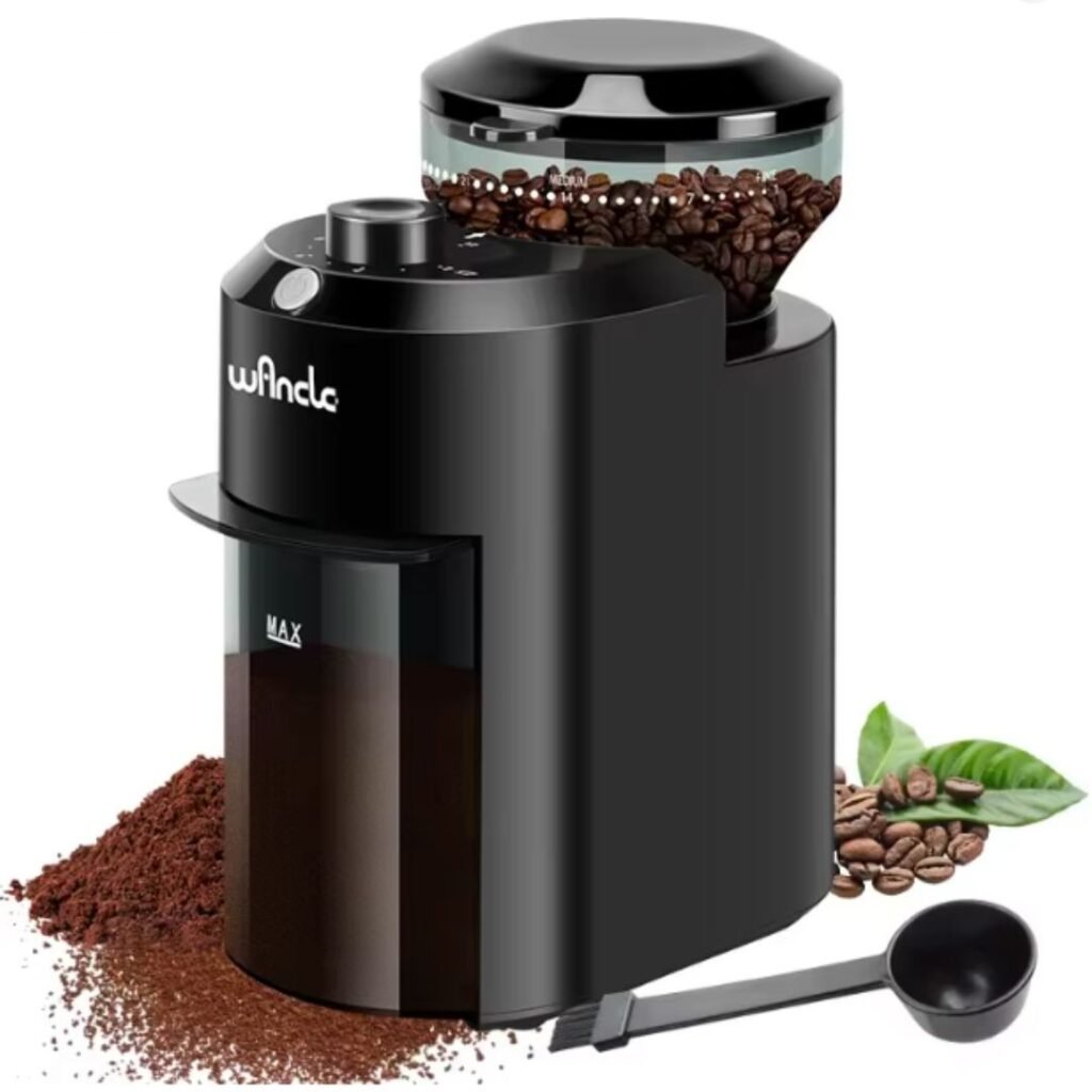 electric-coffee-grinder-adjustable-burr-mill