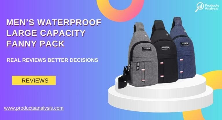 Men’s Waterproof Large Capacity Fanny Pack
