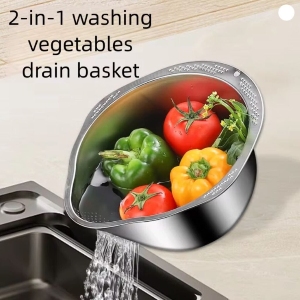 rice-washer-strainer-bowl-stainless-steel-304-2-in-1