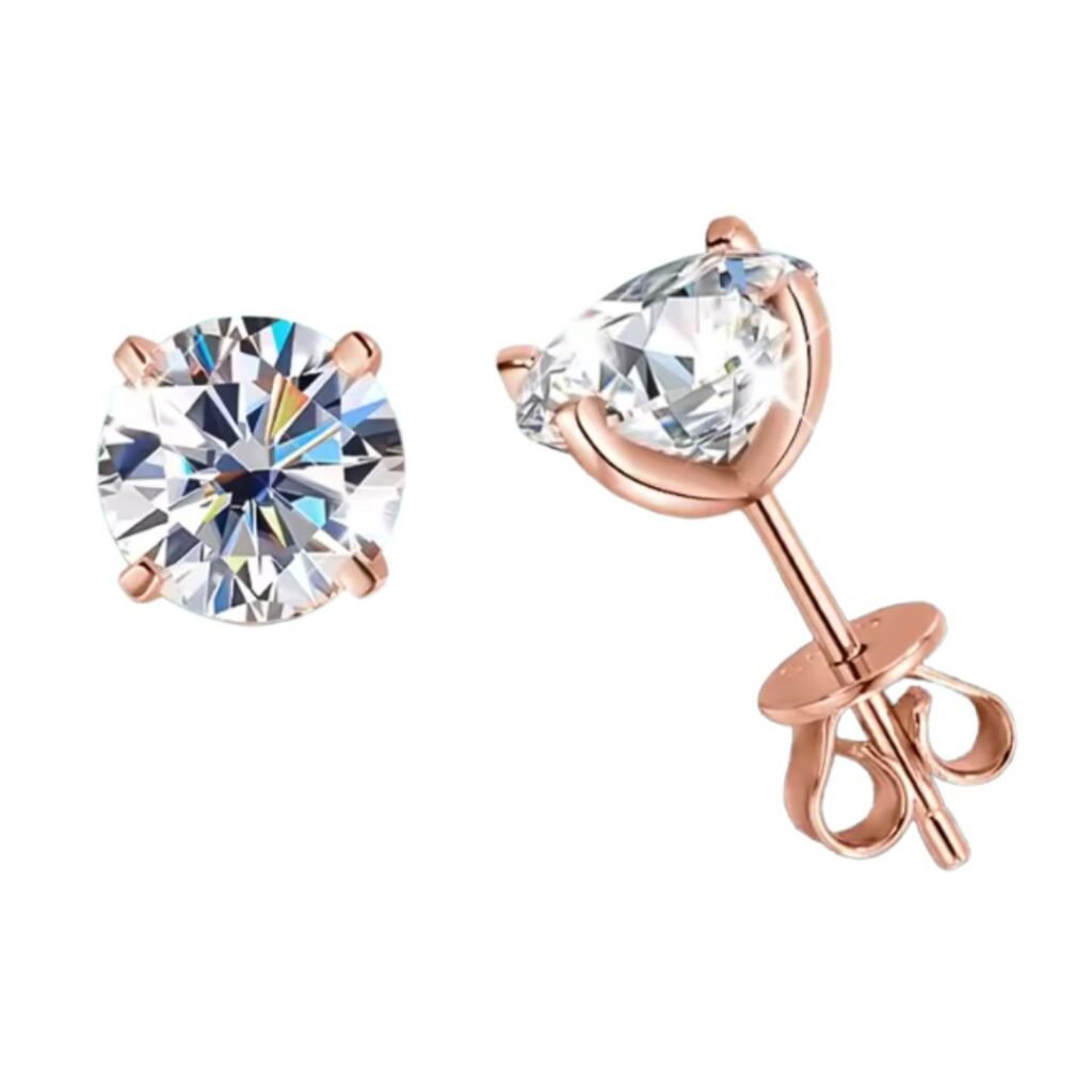 rose-gold-moissanite-stud-earrings-Main-Pic