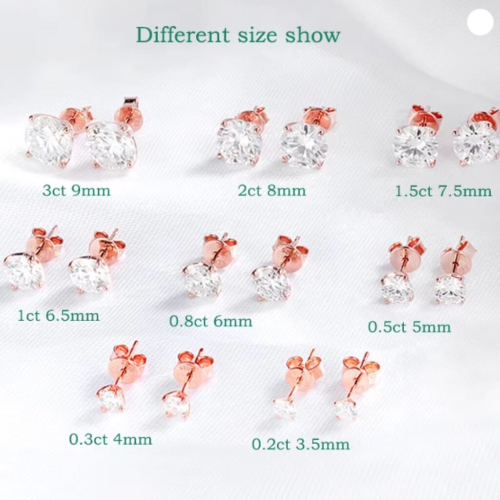 rose-gold-moissanite-stud-earrings-size