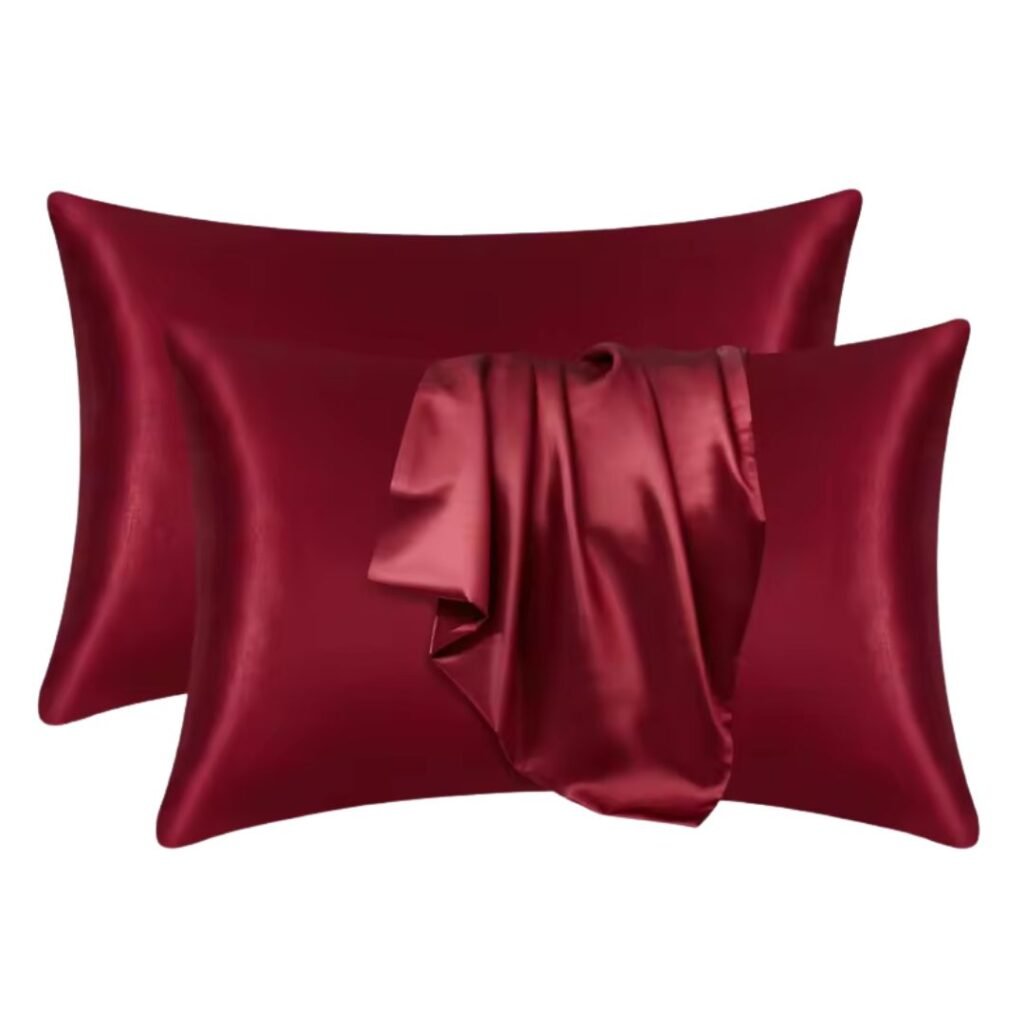 satin-silk-pillowcase-for-hair-and-skin-red