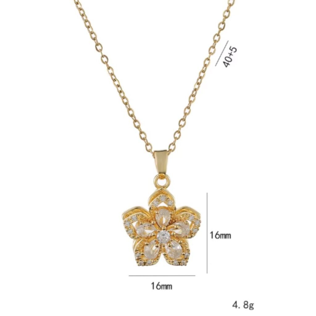 shiny-zircon-romantic-flower-pendant-necklace-size