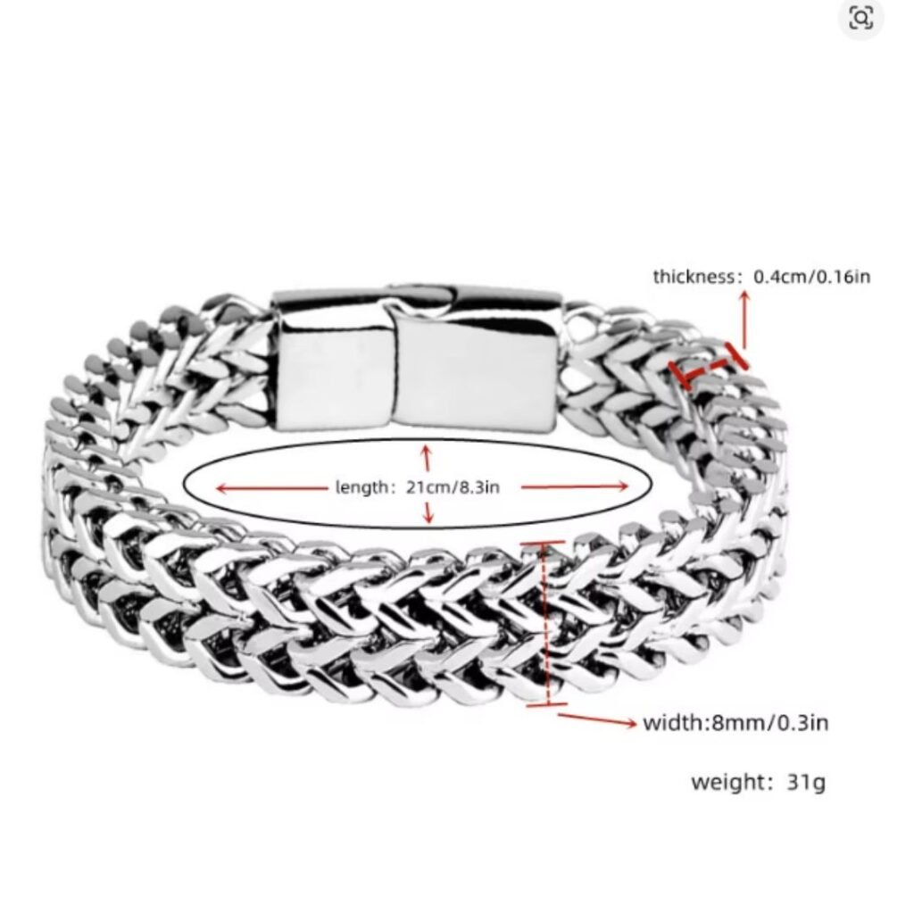 stainless-steel-braided-double-row-fish-scale-alloy-magnetic-buckle-bracelet-white