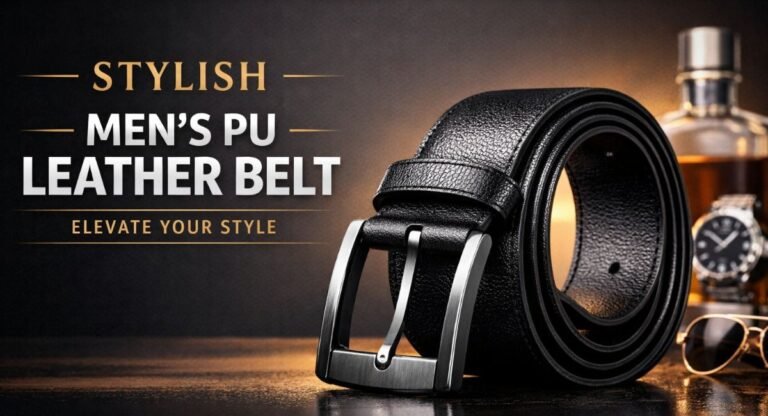 Stylish Men's PU Leather Belt