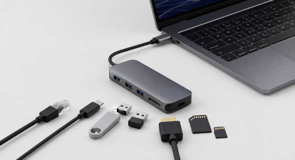 a_usb_c_hub_can_turn_one_port_into_several a_usb_c_hub_can_turn_one_port_into_several